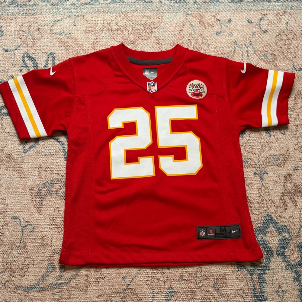 NFL Chiefs Nike Kids Home Football Jersey (Charles #25)